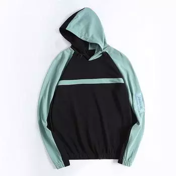Men S Long -Sleeved Sweater Men S Plus Size Color Matching Loose Pullover Sweater Men 8XL белый