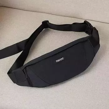 Men s Mobile Phone Waist Pack Outdoor Leisure Cycling Sports Chest Bag Men s Construction Site Wear-resistant Waterproof Crossbody Bag серый