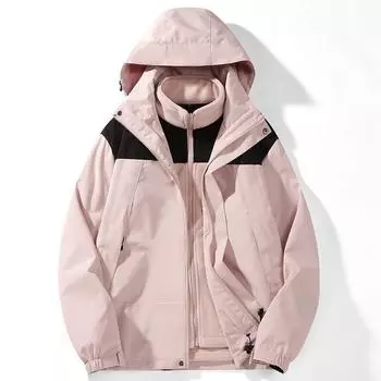 Men s New Jacket for Men and Women with The Same Autumn Windproof and Waterproof Mountaineering Coat Couple Jacket XS