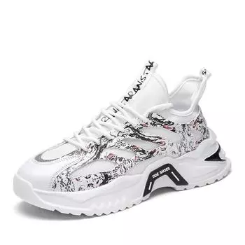 Men s new spring and autumn running sneakers lightweight breathable casual men s fashion comfortable non-slip walking shoes 39