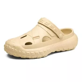 Men s new summer breathable family bathroom slippers Light and comfortable non-slip casual men s shoes slippers 39-40
