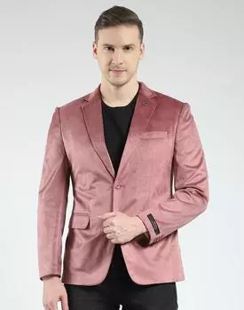Men s Regular Fit Formal Blazer | Solid Pattern | Notch Lapel Classic Office & Party Wear Blazer s For Men M