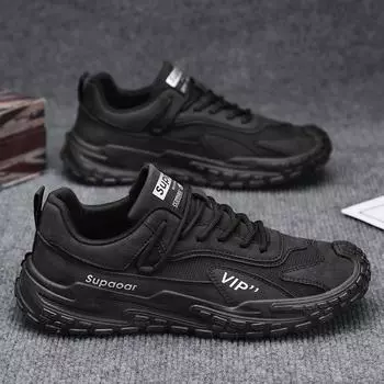 Men s shoes 2025 new spring casual sports shoes men s mesh breathable dad shoes student tide shoes men s outdoor 39