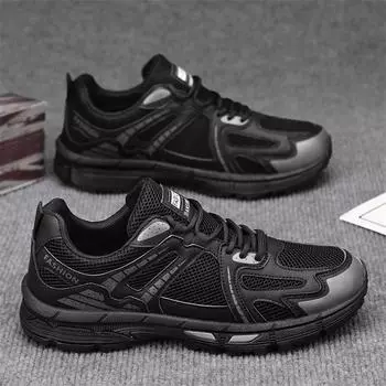 Men s shoes 2025 spring new breathable mesh work wear-resistant men s casual sports heightened mountaineering tide shoes 39 белый
