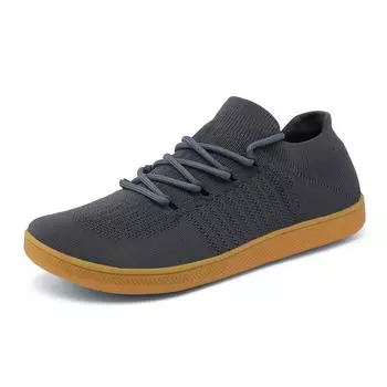 Men s shoes autumn 2024 new outdoor sports shoes wide head shoes work shoes flying woven casual shoes velvet hiking 36 чёрный