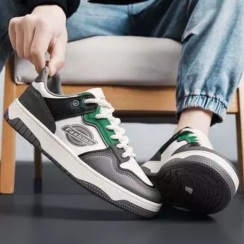 Men s shoes autumn versatile sports and leisure board shoes pilot leather shoes lightweight soft sole waterproof outdoor tide shoes 39