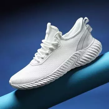 Men s shoes Ice silk mesh large size lightweight soft-soled sports shoes Casual shoes Lazy one-pedal running shoes 39