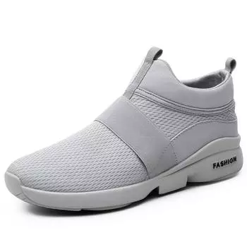 Men s shoes Korean version breathable mesh sports and leisure shoes outdoor 47 large size 48 one-pedal lazy men s trendy shoes 39 белый