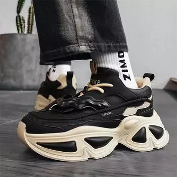 Men s shoes new dad shoes platform heightening casual shoes men s retro fashion sports running shoes 39
