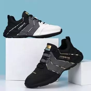 Men s shoes spring tide shoes 2025 new men s dad shoes men s casual comfortable lightweight trend flat shoes men 39 белый