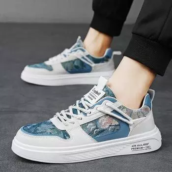 Men s shoes trend board shoes student youth spring 2024 new breathable sports leisure little white tide shoes men s 39