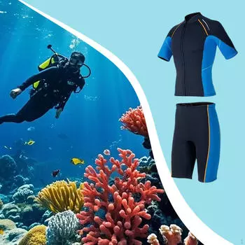 Men s Shorty Wetsuit Keep Warm Wet Suit for Water Sports Surfing Snorkeling