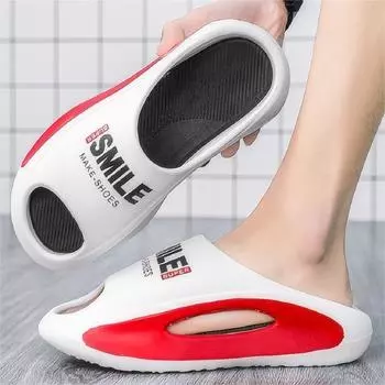 Men s slippers massage sandals man summer beach shoes Thick Bottom Unisex Soft Slipper sneakers EVA Non-slip women home slipper 36-37 зелёный
