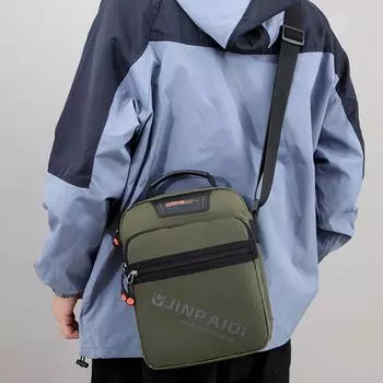 Men s Small Body Bag Outdoor Leisure Handbag Fashion Senior Crossbody Bag Multi-functional Large Capacity Shoulder Bag чёрный