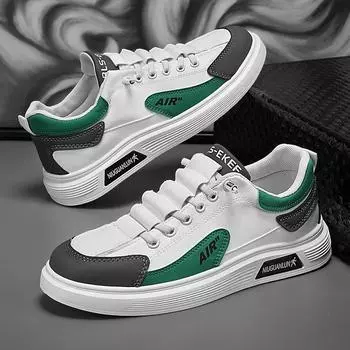Men s Sneakers Work Driving Trendy Shoes Youth Casual Khaki Fashion Student Outdoors Sports Running Footwear for All Seasons 39 хаки