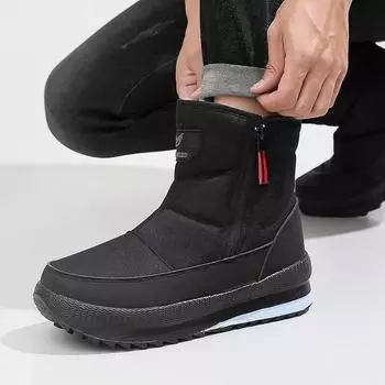 Men s Snow Boots Platform Warm Cold Proof Outdoor Hiking Male Winter Shoes Waterproof Cotton Shoe Original Deals Casual Fashion 39