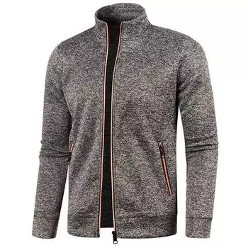 Men s Sports And Casual Loose Jacket XL кофейный