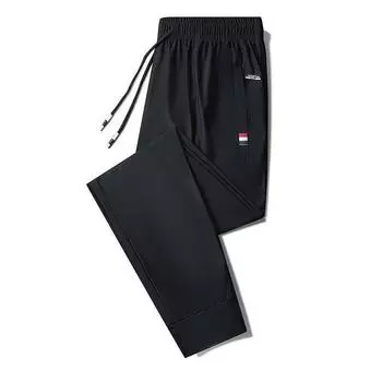 Men s Straight Leg Casual Pants, Summer Quick Drying Pants, Elastic Men s Sports Pants, Ultra-thin, Loose and Breathable XXXXXL