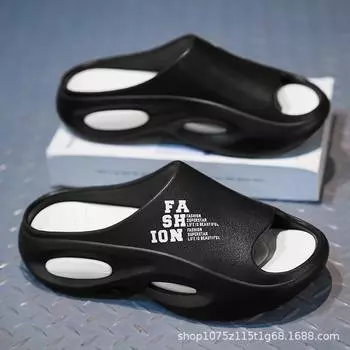 Men s summer new eva non-slip simple fashion wear-resistant casual slippers outdoor beach cool slippers 40-41
