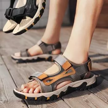 Men s Summer New Outdoor Sports Large Size 46 Beach Men s Casual Fashion Breathable Youth Cool Shoes 39