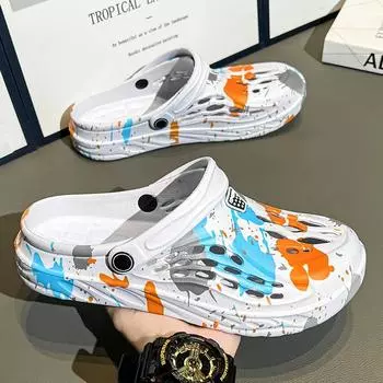Men s Summer Sandals for Men Shoes Flat Sandals Man 2024 Luxury Men s Slipper Slipers Comfortable Man Sandal Slippers Mens Sale 48-49