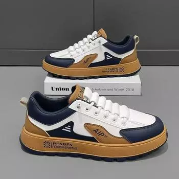 Men s Thick Sole Sneakers Designer Sports Shoes Fashion Casual Fiber Leather Breathable Height Increase Flat Thick Sole Shoes 41