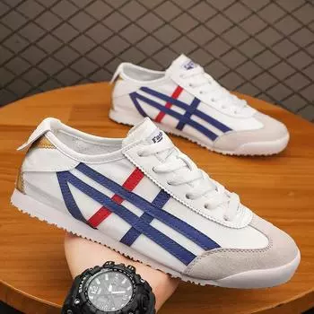 Men s Trendy Shoes Spring/Summer Men s Leisure Sports Board Shoes Canvas Breathable Classic Low Top Shoes 39