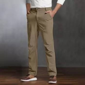 Men s Vent Stretch Pants, Quick Dry Lightweight Casual Cargo Pants, Water Resistant Straight-Fit Utility Work Pants Casual Pants M хаки
