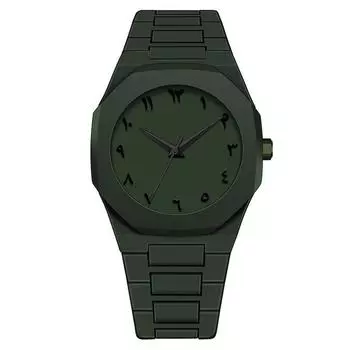 Men s Waterproof Luminous Running Alarm Clock Watch One Size зелёный