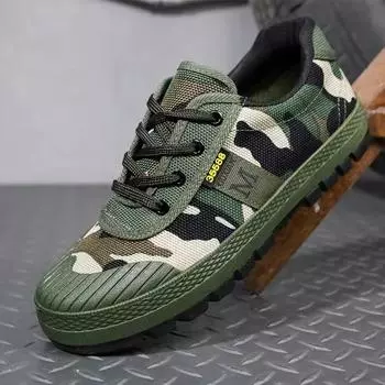 Men s Work Shoes Hiking Tactics Hunt Shoes Trekking Shoes Man Breathable Comfortable Mountain Climbing Shoe Vulcanized Tenis 38 камуфляжный