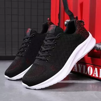 Men Sneakers Casual Breathable Black Running Man Shoes Spring Fashion Comfortable Sports Shoe Tenis Masculinos Zapatillas Hombre 38