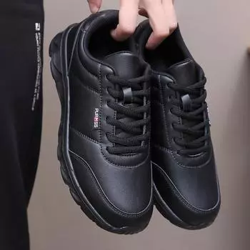 Men Sneakers Soft Sports Running Shoes New Casual Shoes for Men Solid Black White Walking Footwear Fitness jogging Men Shoes 43 белый