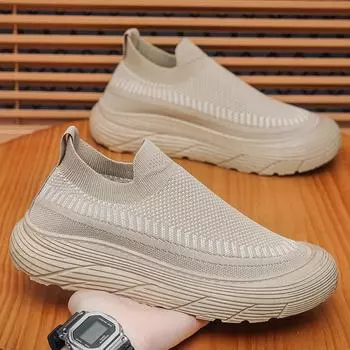 Men Sports Running Shoes Outdoor Walking Soft Casual Sneakers Fashion Designer Leather Sneaker Waterproof Men s Tennis Masculina 40 чёрный