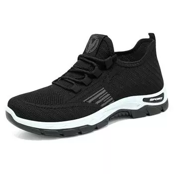 Men Tennis Casual Shoes for Men Breathable Running Shoes Hiking Men Sneakers Outdoor High Quality Mald Shoes Tenis 39 чёрный