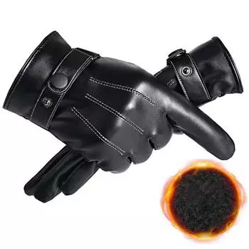 Men Touch Screen Gloves Waterproof Protection Riding Gloves Adjustable Button Closure for Camping Climbing Hiking Outdoor Sports UNITED KINGDOM