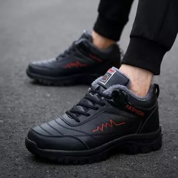 Men Winter Boots Shoes Warm Fashion Sneakers 2024 Winter Outdoor High Quality Casual Shoes Men Botas De Hombre Men Snow Boots 39