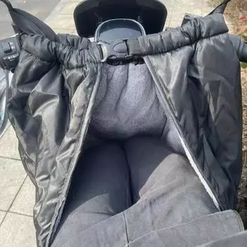 Men Women Motorcycle Windshield Winter Warm Knee Protector Waterproof Apron Motorcycle Plus Velvet Warm Cotton Knee Cover Skirt