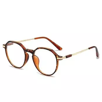 Men Women Myopia Prescription Glasses Flat Light Anti Blue Myopia Lens INS Optical Pilot Eyeglasses Nearsighted Eyewear0 To -6.0 0