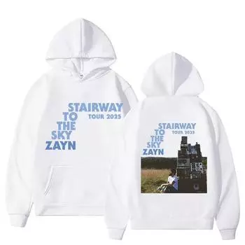 Men Women Startway To The Sky Zayn Hoodie Graphic Print Sweatshirt Autumn Winter Large Pullovers Windproof Unisex Casual Hoodies XS