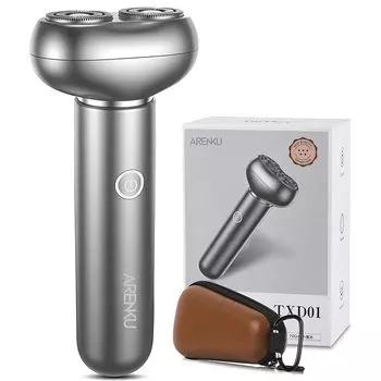 mens shaver shaving electric compact shaver portable small size Popularity electric shaver 2 blades electric shaver rotary trip Fully washable Wet and