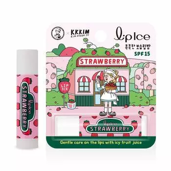 MENTHOLATUM Lipice Бальзам для губ Клубника 3,5г
