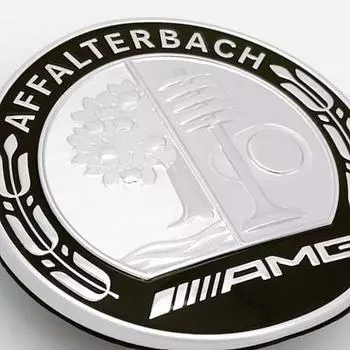 Mercedes Benz AMG Оригинальная эмблема на капот двигателя Apple Tree Affalterbach 01