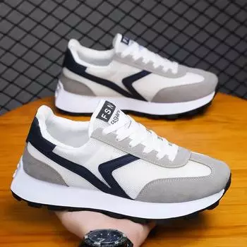 Mesh breathable sneakers couple shoes 2025 spring new casual men s and women s same fashion versatile trendy shoes lightweight 36