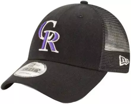 Mesh Cap 940 Trucker 9Forty Adjustable Cap Hat MLB Free Rockies [New Era] Men s Women s (JP, Alphabet, Size, Black) [Item]