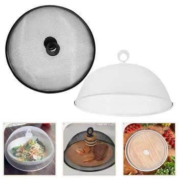 Mesh Food Tent Dome Vegetable Cover Protective Dust-proof Round Stainless Steel