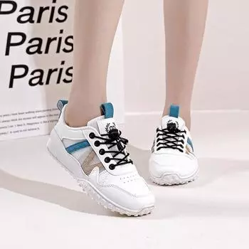 Mesh Forrest Gump shoes women s 2024 new summer breathable sports and leisure shoes little white dad women s shoes DY313 35 белый