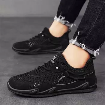 Mesh sports shoes men s summer big net hollowed out breathable casual men s shoes octopus tide shoes student 2024 new 39