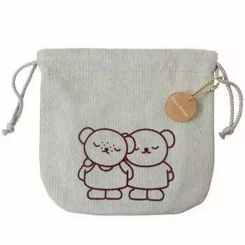 Мешочек Miffy Kinchaku ЗЕЛЕНЫЙ