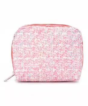 Мешочек SQUARE Weave Pink [LeSportsac] [Официальный] COSMETIC/6701