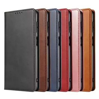 Место для Samsung A12 кожаный чехол, A53 телефонный чехол, S22ultra чехол, A13 телячий узор магнитная раскладушка A12 чёрный